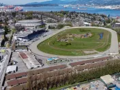 Hastings Racecourse vu des airs